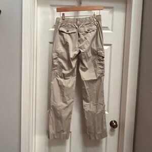 LAND'S END Cargo Pants, Tan, Size 2 (Fits 2-4 easily)